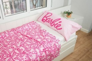 Juego de sábanas Barbie™, algodón 100%, diseño Dreamer, 001 Rosa  