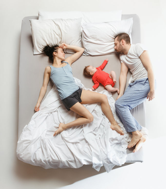 Ropa de cama para practicar el colecho: juegos de sábanas de algodón 100%